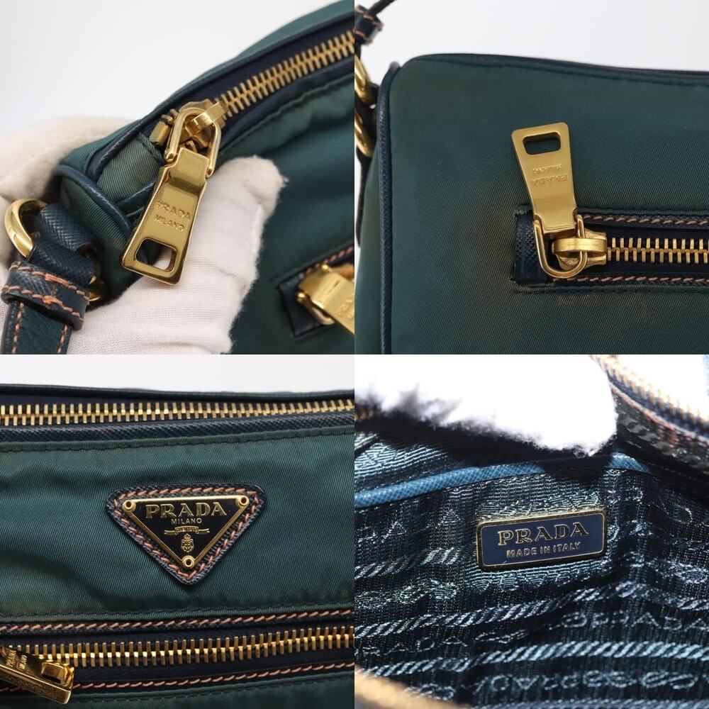 Prada Nylon Accessory Pouch Green - Picture 11 of 14